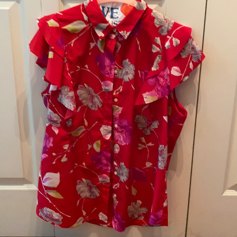 Banana Republic Cap Sleeve Blouse